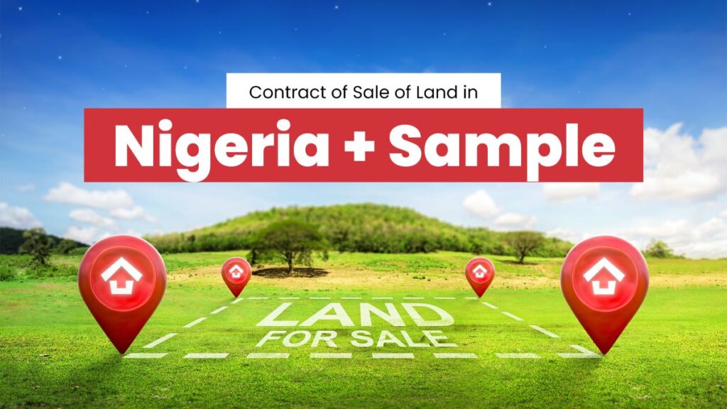 contract of sale of land in Nigeria