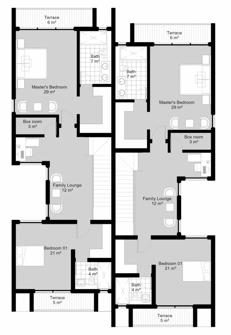 Semi Detached 01 - First floor